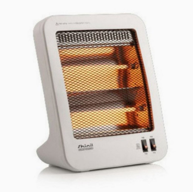 shinil 신일 SEH-300YW 가정용 미니히터 전기난로 사무실 발난로 전기스토브, 화이트