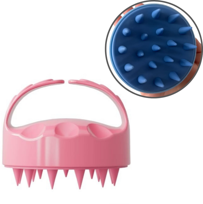 듀바홈 두피 마사지 샴푸 브러쉬, 1개, Lovely Pink (러블리 핑크)