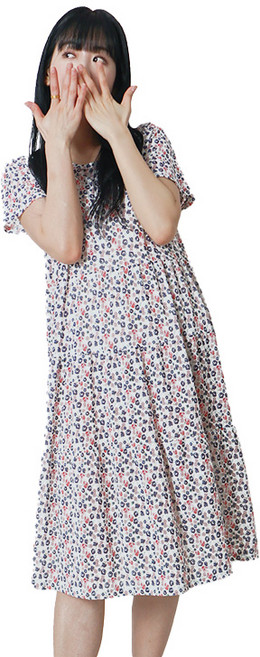 폭스 쿨터치 캉캉 원피스 잠옷 E6 여성용