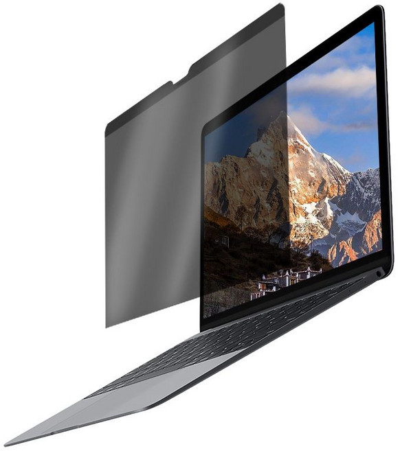 GS 3C 磁吸霧面螢幕保護貼 適用Macbook Air/Pro 防偷窺 防眩光, 1個