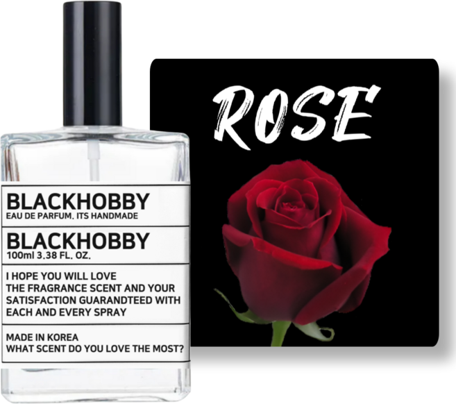 [3+1] 블랙하비 장미향 베스트 10종 드레스퍼퓸 / 사탕수수 발효 베이스 사용, 1개, 100ml, 227. 스윗로즈