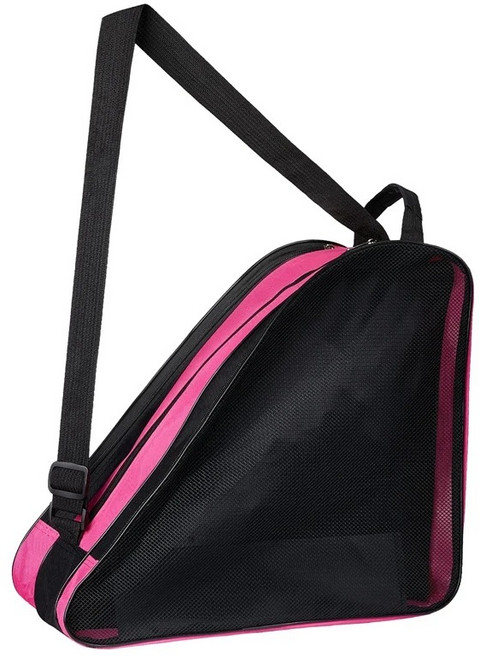 3포켓 롤러스케이트 백팩 인라인스케이트 수납가방, 1개, 핑크