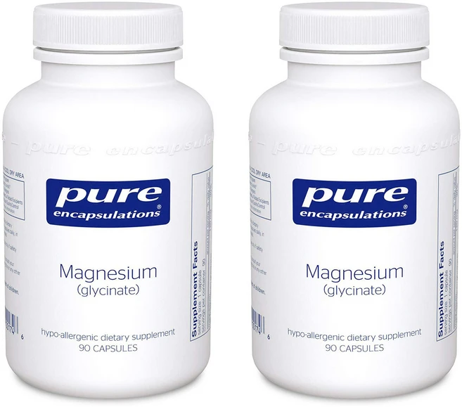 퓨어인캡슐레이션 마그네슘 글리시네이트 캡슐, 2개, 90정 - 쿠팡