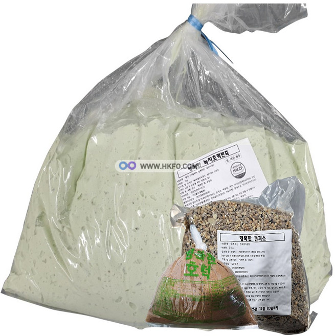 행복한 녹차 호떡 반죽 7kg + 호떡소 1.2kg + 씨앗 견과소 2.5kg 세트 / HACCP인증, 1개, 10.7kg