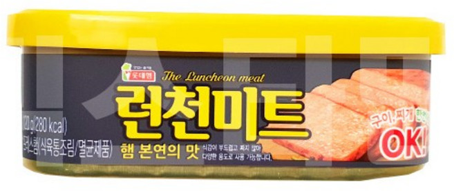 롯데햄 런천미트 120g 한끼식사 혼밥 캔햄 통조림 캔햄, 24개