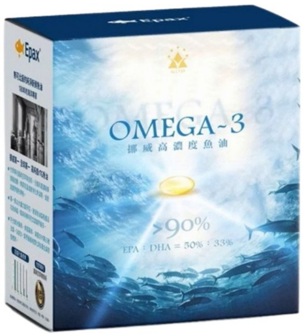 挪威EPAX高活性rTG魚油軟膠囊, 1套, 60顆