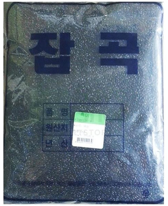 흑미 (일반 4K)X4 흑미밥 검정쌀, 1kg, 4박스