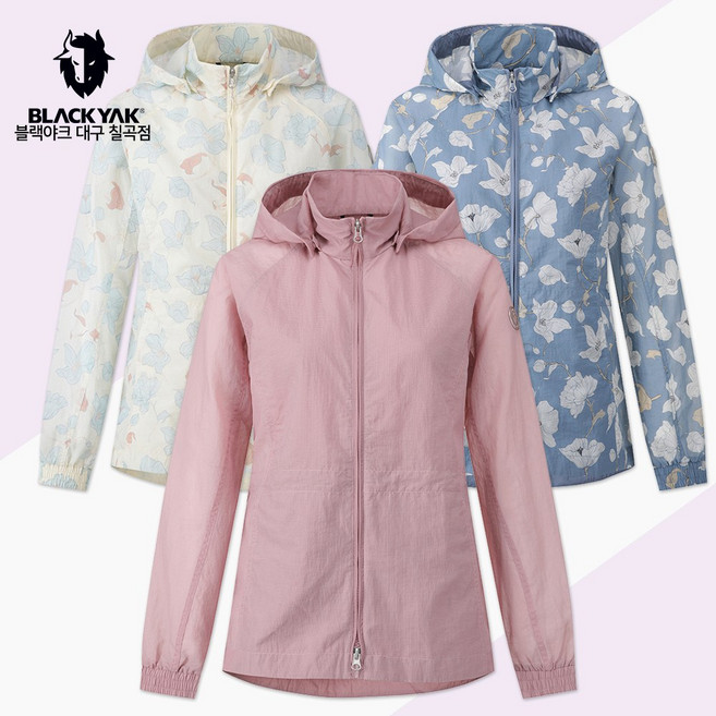 블랙야크 여름 여성 모노메쉬 미들 자켓 통기성 좋은 탈부착 후드 등산 아웃도어 방풍 바람막이 경량 점퍼