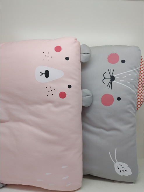 압소바해피랜드 편한 베개 피아오 짱구베개 HOC-31301, 핑크, 1개