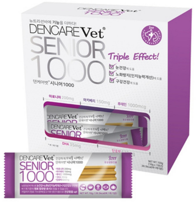 [에스틴] 덴케어벳 시니어1000 30p, 1개, 시니어