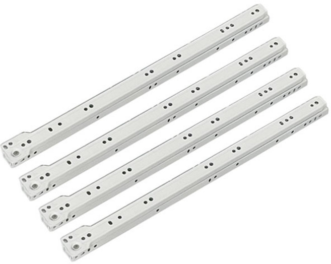 철레일 백색레일 서랍레일, 철레일450mm, 4세트