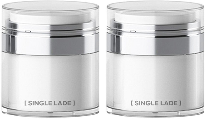 싱글레이드 에어리스 진공 공병, 2개, 50ml