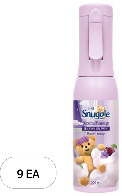 스너글 룸스프레이 드림 판타지 본품, 200ml, 9개