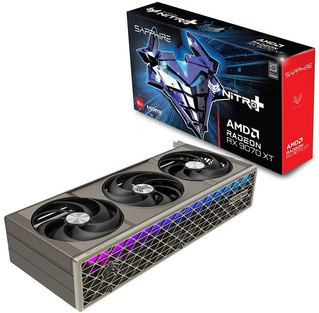 HIT SAPPHIRE 라데온 RX 9070 XT NITRO+ OC D6 16GB
