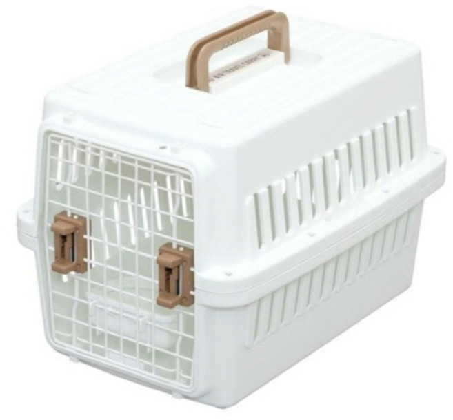 아이리스 에어트래블케리어 애견이동장 ATC530 ATC870 캐리어, 화이트, 1개