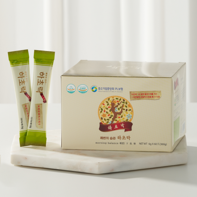 하초락 차전자피 식이섬유 쾌변 숙변제거, 1개, 60g