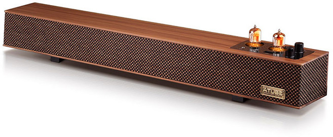 ATUBE USB 진공관 사운드바 스피커 400mm