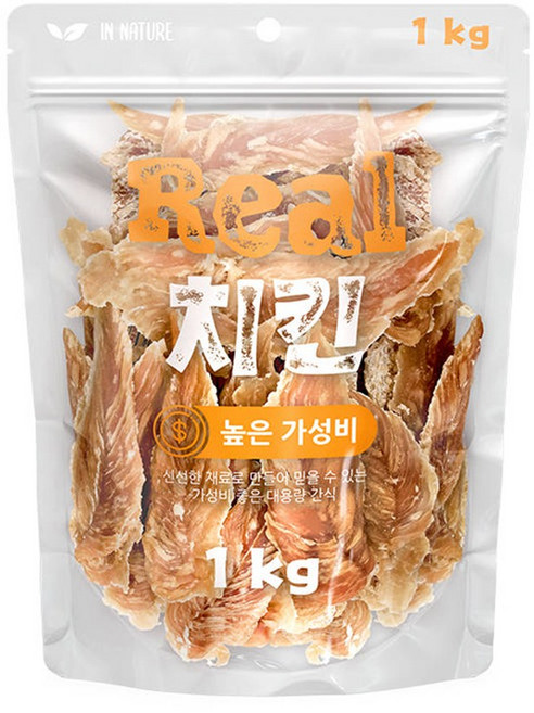 인네이쳐 리얼 치킨사사미 1kg, 1개