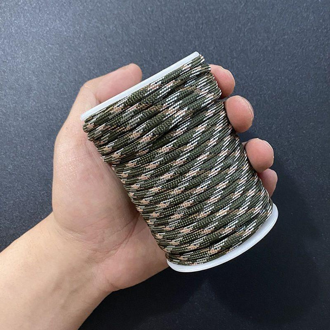 軍規芯傘繩 戶外帳篷繩 傘兵繩, 9芯叢林迷彩30米