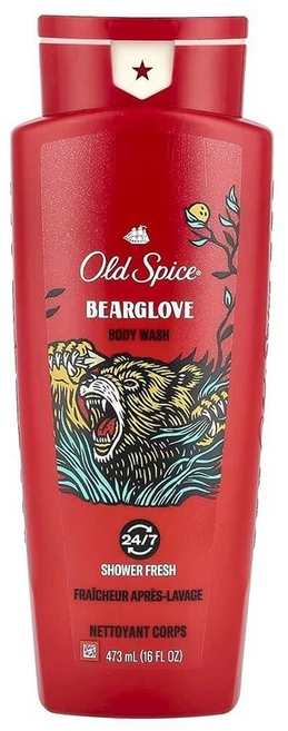 Old Spice Wild Collection 바디워시 Bearglove 16온스, 473ml - 쿠팡