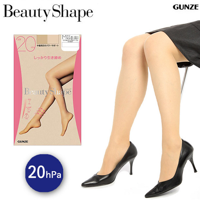군제 (승무원스타킹) 압박 스타킹 뷰티쉐이프 EA802 (20압박)