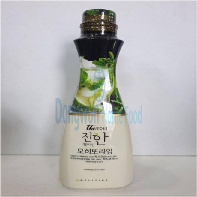 웰파인 더진한 모히또라임 농축액, 2개, 1.5kg