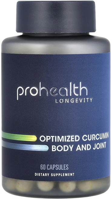 ProHealth Longevity 옵티마이즈드 커큐민 신체 및 관절 건강 캡슐 60정, ProHealth Longevity 옵티마..., 1개 - 쿠팡