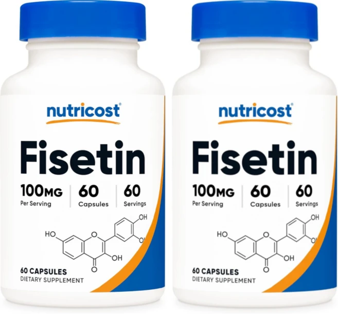 1+1 뉴트리코스트 피세틴 Fisetin 100mg 60정, 2개 - 쿠팡