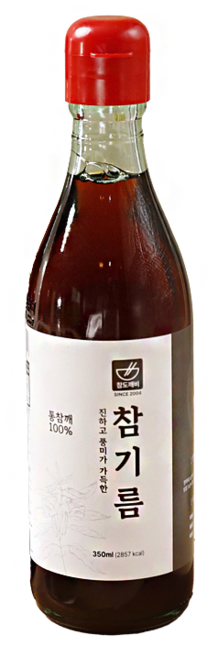통참깨 100% 저온압착 참기름 350ml, 1개