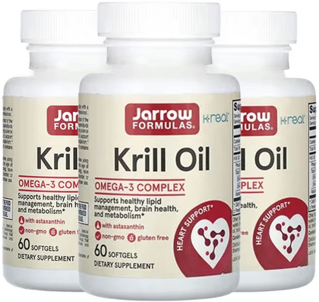 자로우포물러스 크릴 오일 60 소프트젤, 3개, 60정 - 쿠팡