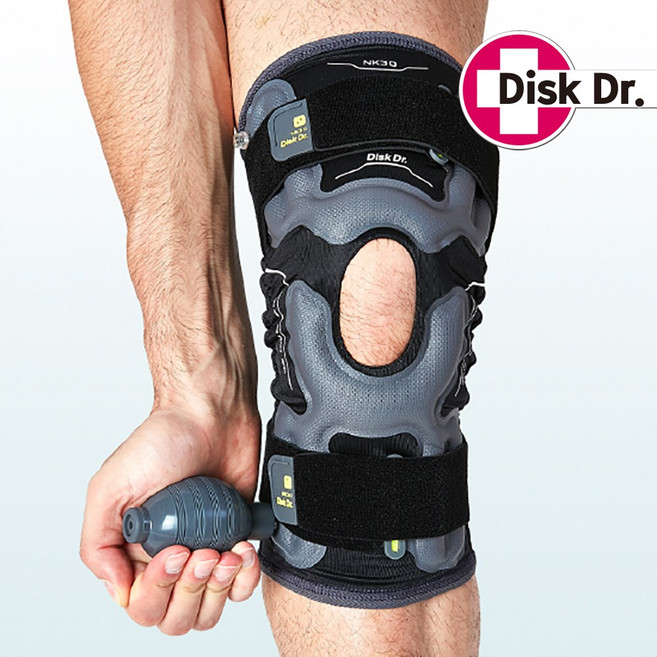 디스크닥터 공식 NK30 무릎관절 보호대 공기압박 국내생산 의료기기 헬스 등산 축구, 1개