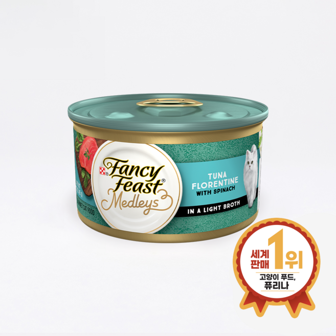 팬시피스트 엘레강트 메들리 85g, 참치, 12개