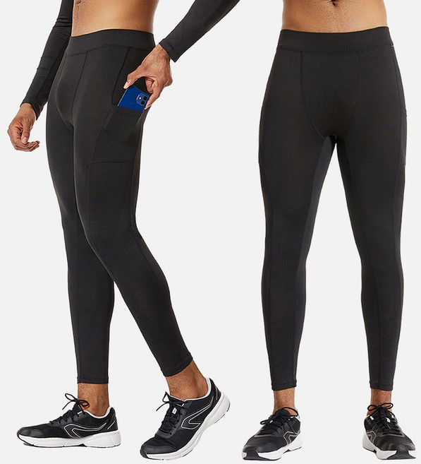 남자 러닝 9부 레깅스 농구 헬스 타이즈