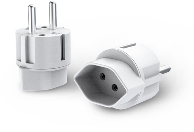 서진바이텍 유럽형 직구 변환 플러그 돼지코 어댑터 220v 콘센트, 1개