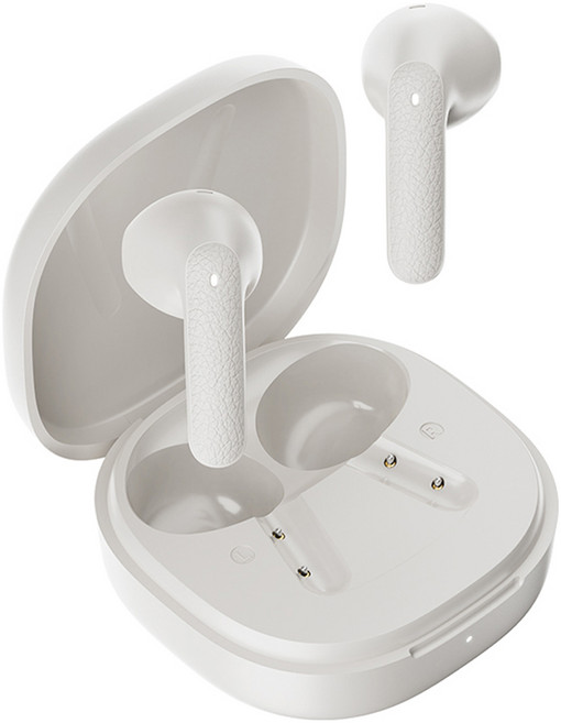 QCY AIR 블루투스 무선 이어폰 오픈형 T41, 크림화이트