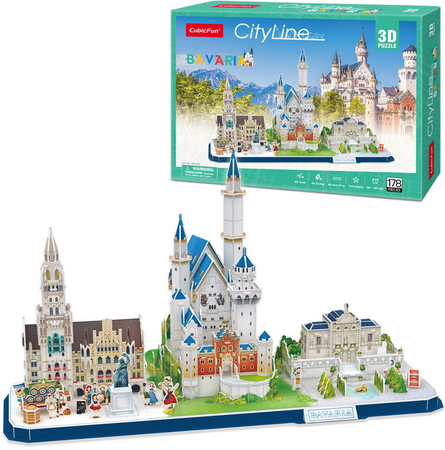 세계유명도시 3D입체 모형 미니어처 큐빅펀 시티라인 시리즈 러시아 모스크바 만들기, 단품