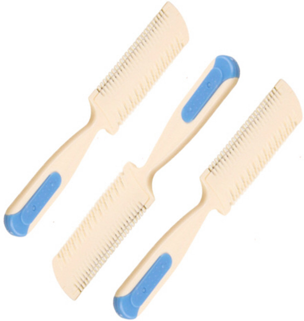 리리론스 남성용 다리털 제모 면도기 다리털 숱제거기 레그 트리머 3개입, 1개