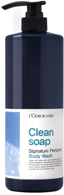 로더베르 시그니처 퍼퓸 바디워시 클린솝, 1kg, 4개