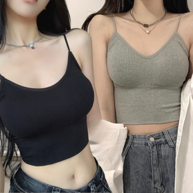 앨오앤지 볼륨업 5cm 뽕브라탑 캡나시 2p