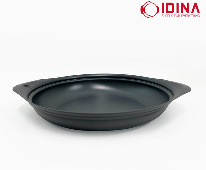 뚜껑 없는 경질 스마트 낮은전골 국산 업소용 가벼운 샤브샤브 냄비, 1개