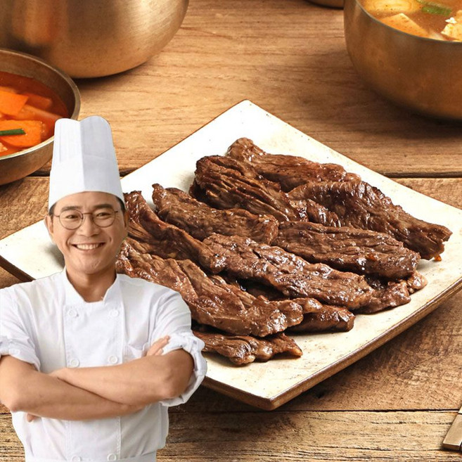 봉판장 양념 안창살, 3개, 250g