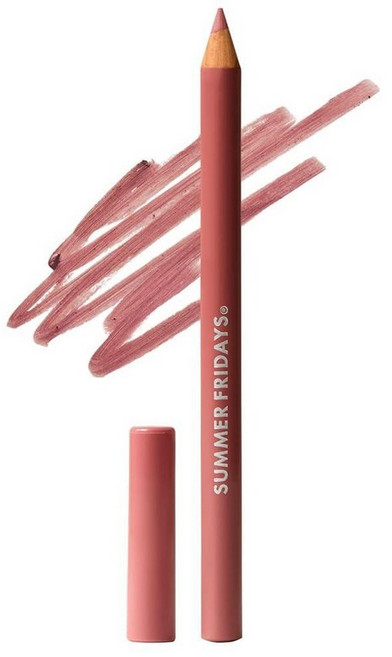 Summer Fridays SoftLine Lip Liner Pencil - Creamy Long-Lasting Matte for Sculpted Definition Skin, Sugar