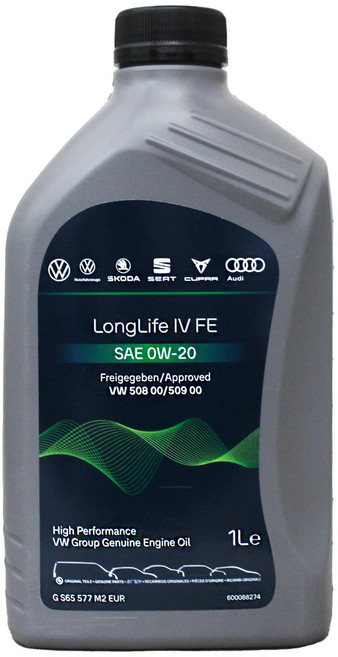 福斯集團 LongLife III FE 504/507 0W-30 高效能引擎機油 1公升, 1個