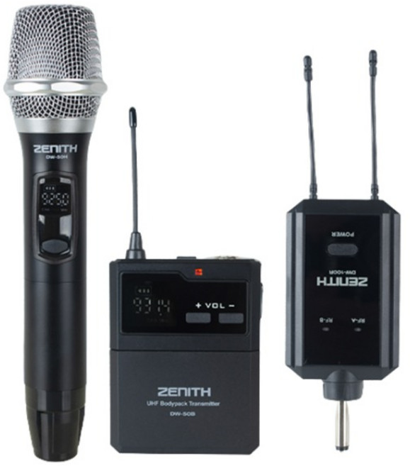 음향기기DW100R ZENITH 제닉스 무선마이크