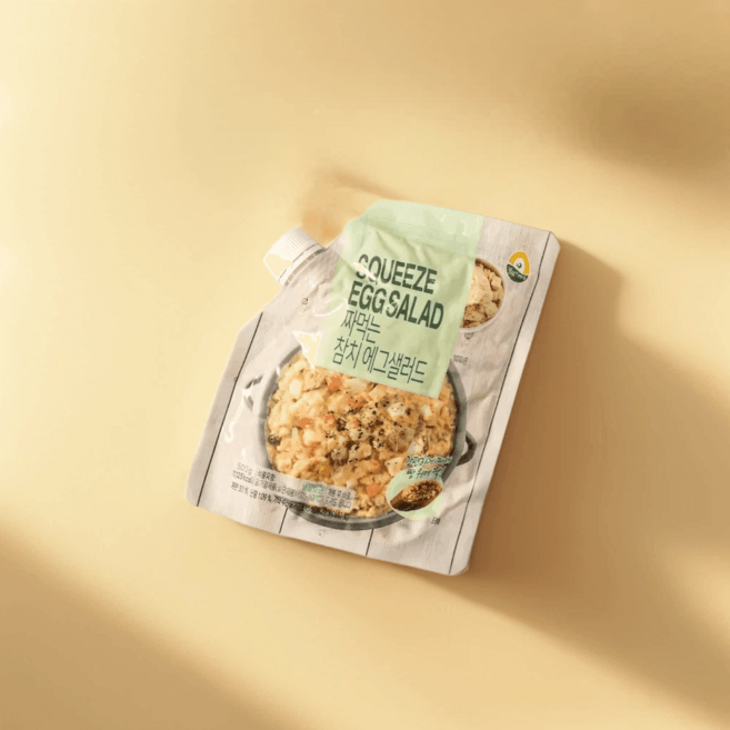 풍림푸드 짜먹는 참치 에그샐러드 500g 담백한, 1개