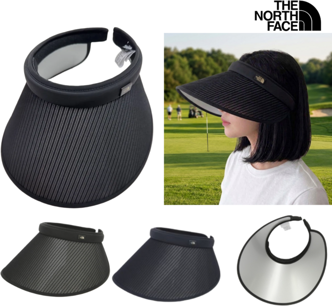 백화점판 노스페이스 여성 썬캡 모자 골프 자외선차단 선캡 여름 웨빙 자외선 UV차단 야외활동