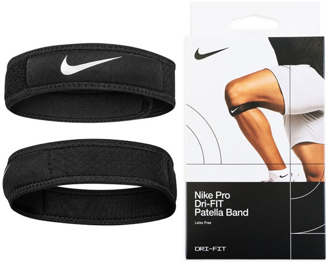 나이키 파텔라 무릎 보호대 3.0, 블랙, 1개