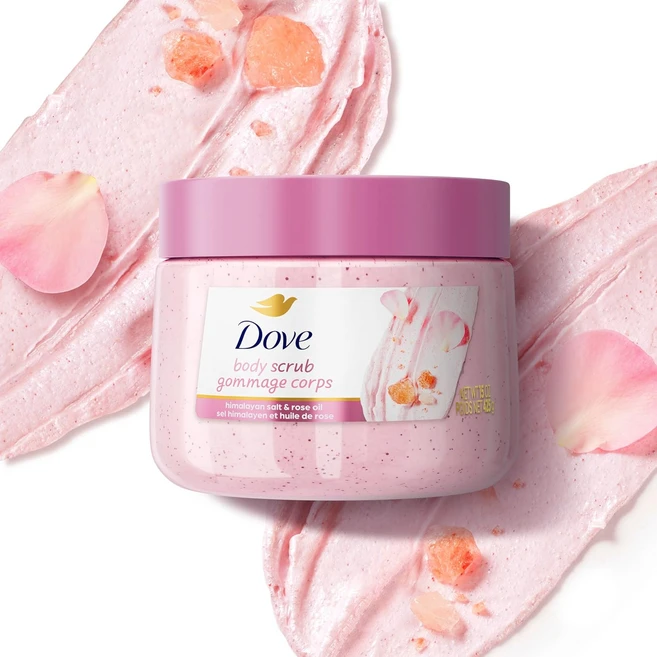 Dove 바디스크럽 히말라야소금 & 로즈오일 도브스크럽, 1개, 425g - 쿠팡
