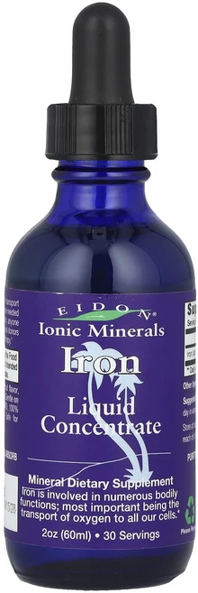Eidon Ionic Minerals 철분 액상 농축물 5mg 60ml(2oz), EidonIonicMinerals철분액상농축물5mg60, 1개, 60ml - 쿠팡