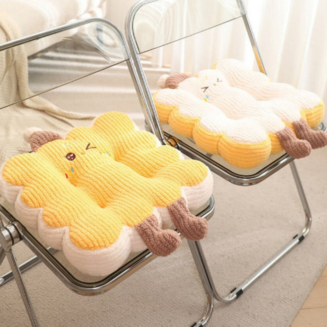 쿠키 양털방석 쿠션